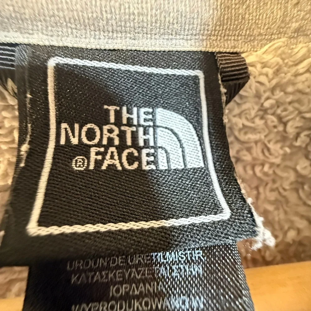 The North‎ Face Osito Full Zip Fleece Jacket Grey Womens Large High Pile Soft